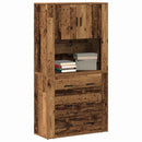 Highboard Gammelt træ 80 x 33 x 150 cm Konstrueret træ