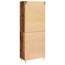 Highboard 2 pcs Gammelt træ Konstrueret træ