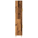 Highboard 2 pcs Gammelt træ Konstrueret træ