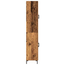 Highboard 2 pcs Gammelt træ 69,5 x 34 x 180 cm Konstrueret træ