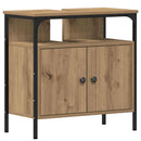 Badeværelsesvaske 3 stk. Brun 80 x 30 x 60 cm Konstrueret træ