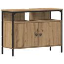 Badeværelsesvaske 3 stk. Brun 80 x 30 x 60 cm Konstrueret træ