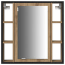 Badeværelsesvaske 3 stk. Brun 80 x 30 x 60 cm Konstrueret træ