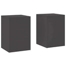 Planteholder 2 pcs Sort 24 x 24 x 35 cm Stål