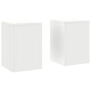 Planteholder 2 pcs Hvid 24 x 24 x 35 cm Stål