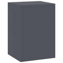 Planteholder 2 pcs Antracit 24 x 24 x 35 cm Stål