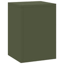 Planteholder 2 pcs Olivengrøn 24 x 24 x 35 cm Stål