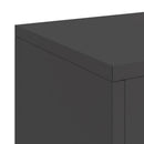 Planteholder 2 pcs Sort 24 x 24 x 55 cm Stål