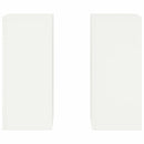 Planteholder 2 pcs Hvid 24 x 24 x 55 cm Stål