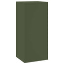 Planteholder 2 pcs Olivengrøn 24 x 24 x 55 cm Stål