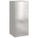 Planteholder 2 pcs Sølv 24 x 24 x 55 cm Rustfrit stål