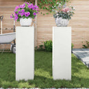 Planteholder 2 pcs Hvid 24 x 24 x 75 cm Stål