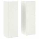 Planteholder 2 pcs Hvid 24 x 24 x 75 cm Stål