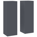 Planteholder 2 pcs Antracit 24 x 24 x 75 cm Stål