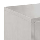 Planteholder 2 pcs Sølv 24 x 24 x 75 cm Rustfrit stål