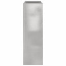 Planteholder 2 pcs Sølv 24 x 24 x 75 cm Rustfrit stål