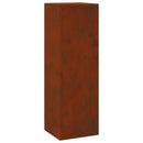 Planteholder 2 pcs Rusten 24 x 24 x 75 cm Cortenstål