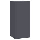 Planteholder 3 pcs Antracit Stål