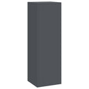 Planteholder 3 pcs Antracit Stål