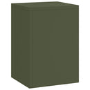Planteholder 3 pcs Olivengrøn Stål