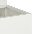 Have Blomsterkrukke Hvid 90 x 90 x 35 cm Koldvalset stål