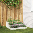 Have Blomsterkrukke Hvid 90 x 90 x 35 cm Koldvalset stål