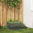 Have Blomsterkrukke Antracit 90 x 90 x 35 cm Koldvalset stål