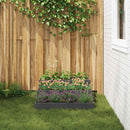 Have Blomsterkrukke Antracit 90 x 90 x 35 cm Koldvalset stål