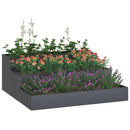 Have Blomsterkrukke Antracit 90 x 90 x 35 cm Koldvalset stål