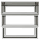 Have Blomsterkrukke Sølv 90 x 90 x 35 cm Galvaniseret stål - Xlshop.dk