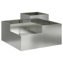 Have Blomsterkrukke Sølv 80 x 80 x 48 cm Galvaniseret stål