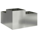 Have Blomsterkrukke Sølv 80 x 80 x 48 cm Galvaniseret stål