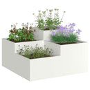 Have Blomsterkrukke Hvid 100 x 100 x 48 cm Stål