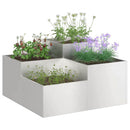 Have Blomsterkrukke Sølv 100 x 100 x 48 cm Rustfrit stål