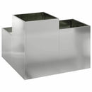 Have Blomsterkrukke Sølv 80 x 80 x 60 cm Galvaniseret stål - Xlshop.dk
