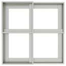 Have Blomsterkrukke Sølv 80 x 80 x 60 cm Galvaniseret stål - Xlshop.dk