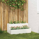 Have Blomsterkrukke Hvid 100 x 60 x 45 cm Koldvalset stål