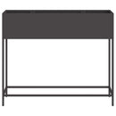 Hævet haveplante Sort 100 x 26 x 82 cm Stål