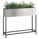 Hævet haveplante Sølv 100 x 26 x 82 cm Rustfrit stål