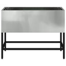 Hævet haveplante Sølv 60 x 26 x 45 cm Galvaniseret stål