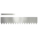 Plænekant 10 stk. 100 x 0.05 x 20 cm Galvaniseret stål Sølv