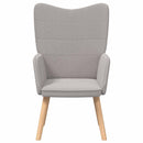 lænestol Lysegrå 62 x 67 x 95,5 cm Sherpa-stof