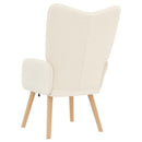 lænestol Creme 62 x 67 x 95,5 cm Sherpa-stof