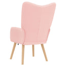 lænestol Lyserød 62 x 67 x 95,5 cm Sherpa-stof