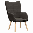 lænestol Mørkegrå 62 x 67 x 95,5 cm Sherpa-stof