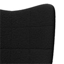 lænestol Sort 62 x 67 x 95,5 cm Sherpa-stof