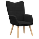 lænestol Sort 62 x 67 x 95,5 cm Sherpa-stof
