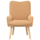 lænestol Beige 63 x 67 x 94 cm Polyester og krydsfiner