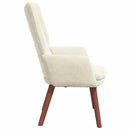 lænestol Creme 63 x 67 x 94 cm Fløjl