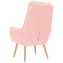 lænestol Lyserød 69 x 74 x 93 cm Sherpa-stof